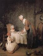 Jean Baptiste Simeon Chardin Fasting prayer painting